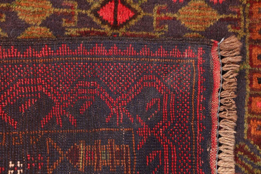 Multi Colored Baluchi 3' 1 x 4' 9 - No. 54657 - ALRUG Rug Store