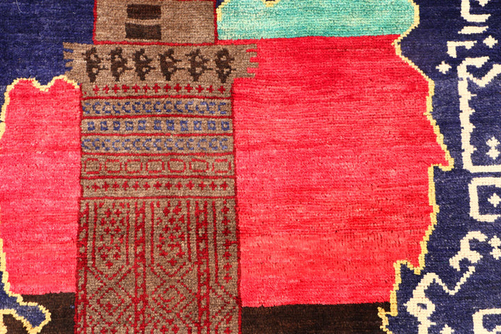 Multi Colored Baluchi 3' x 4' 6 - No. 54659 - ALRUG Rug Store