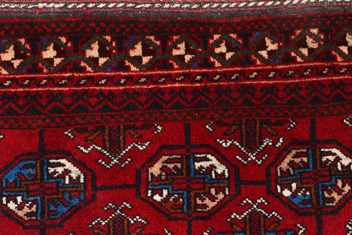 Firebrick Bokhara 2' 11 x 4' 6 - No. 54666 - ALRUG Rug Store