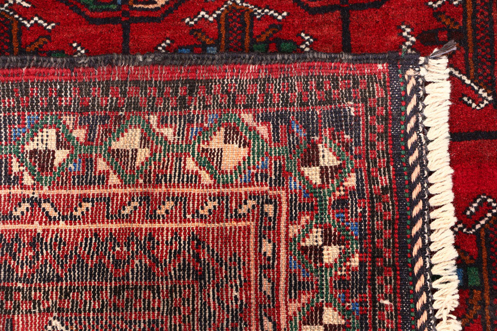 Firebrick Bokhara 2' 11 x 4' 6 - No. 54666 - ALRUG Rug Store