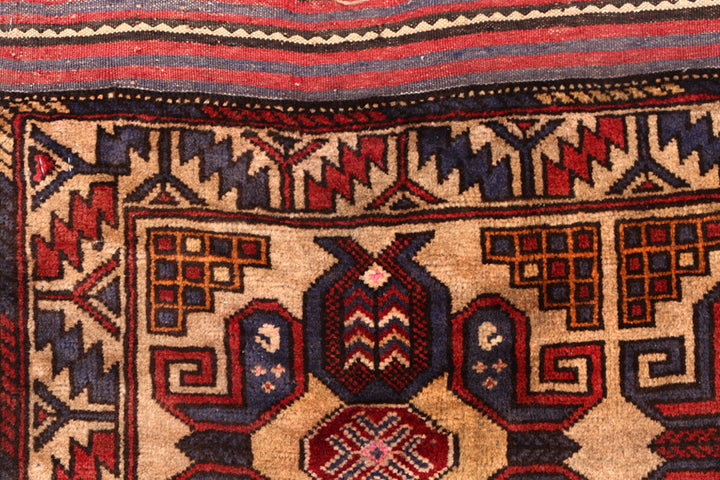Wheat Baluchi 2' 11 x 3' 10 - No. 54667 - ALRUG Rug Store