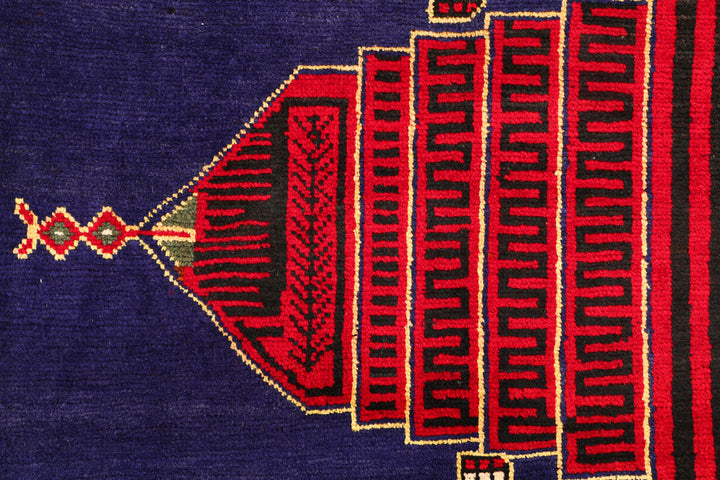 Multi Colored Prayer 3' x 4' 8 - No. 54669 - ALRUG Rug Store