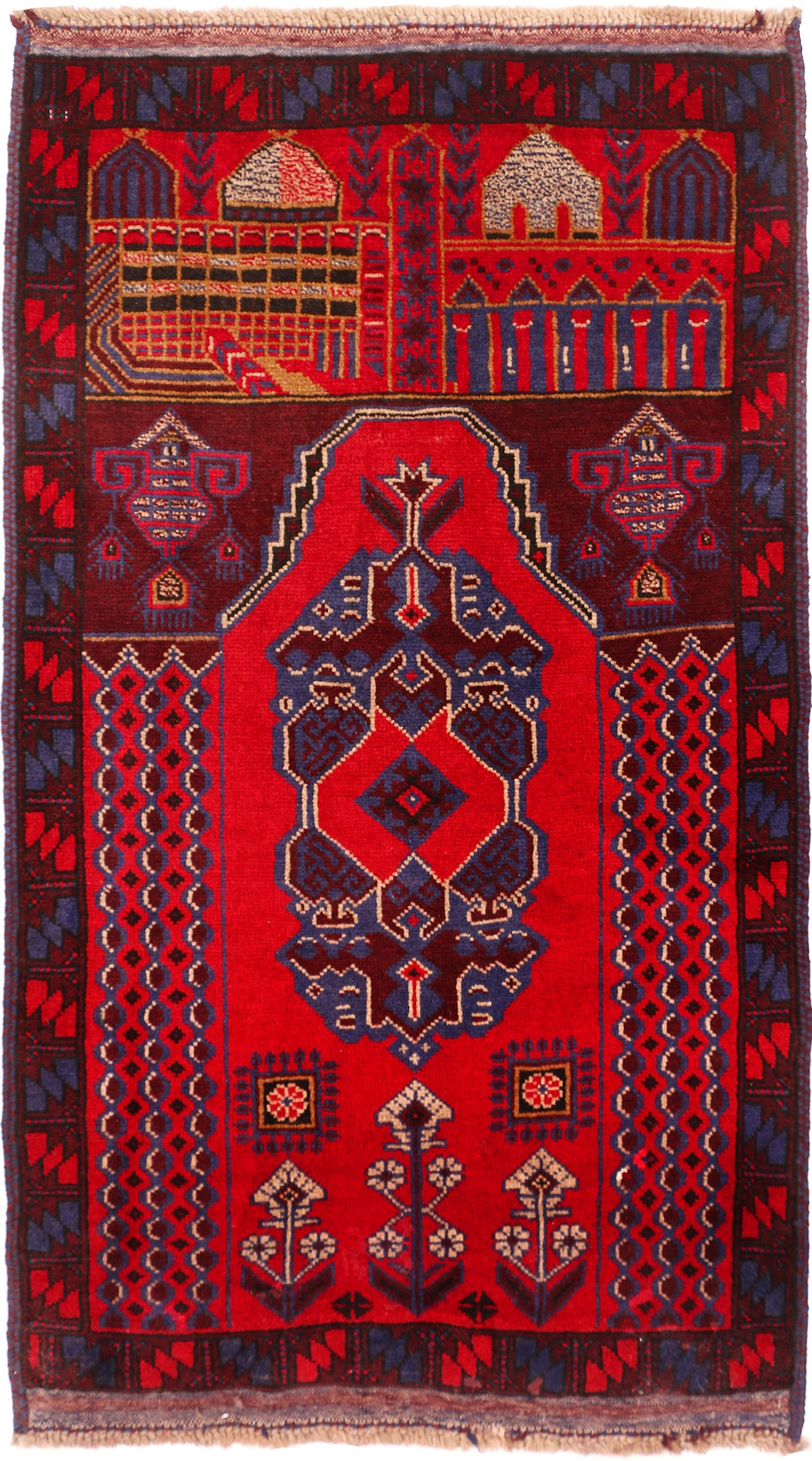 Red Prayer 3' 1 x 5' 5 - No. 54679 - ALRUG Rug Store