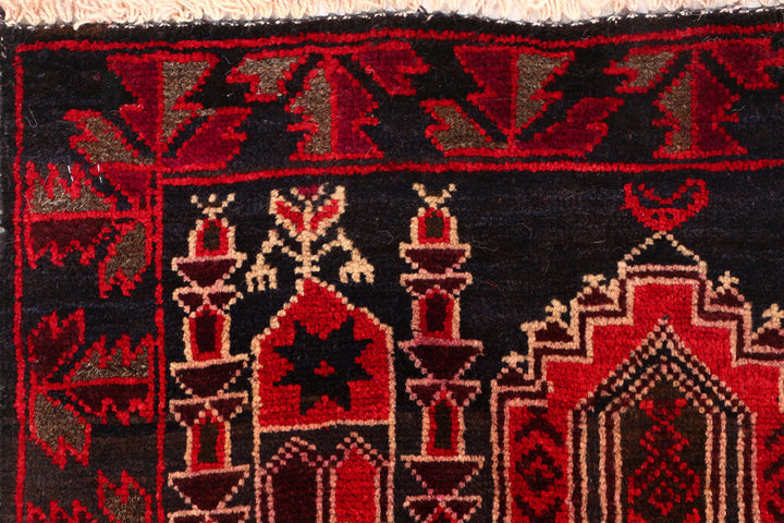 Multi Colored Prayer 2' 8 x 4' 10 - No. 54680 - ALRUG Rug Store