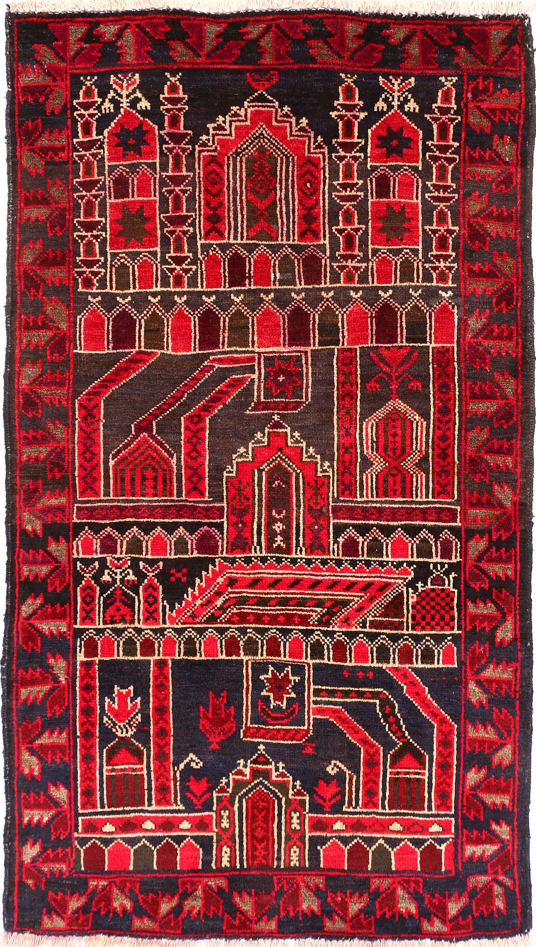 Multi Colored Prayer 2' 8 x 4' 10 - No. 54680 - ALRUG Rug Store