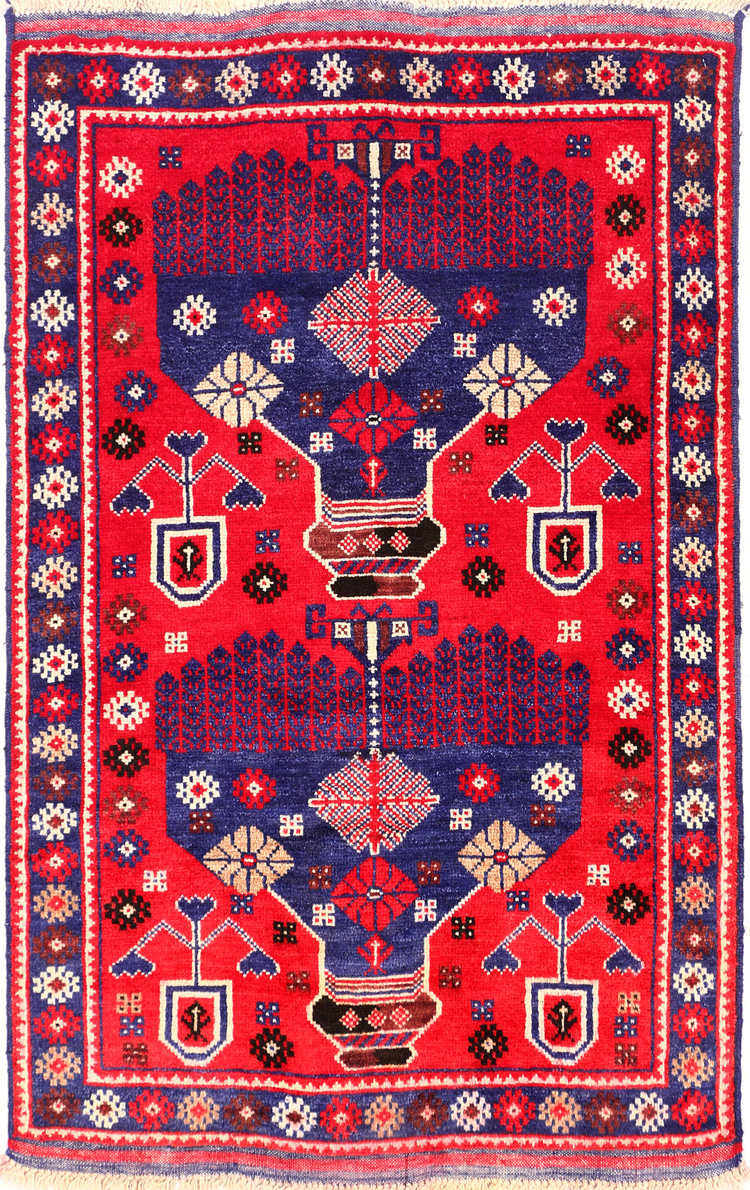 Red Baluchi 2' 9 x 4' 5 - No. 54681 - ALRUG Rug Store