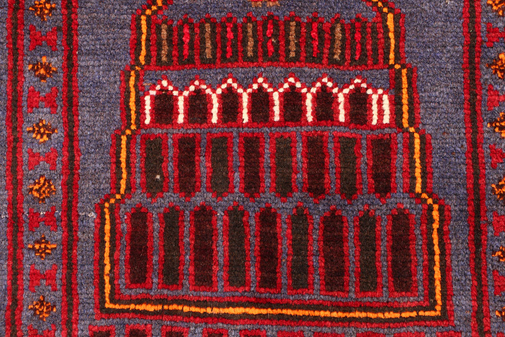 Multi Colored Prayer 2' 10 x 4' 7 - No. 54686 - ALRUG Rug Store