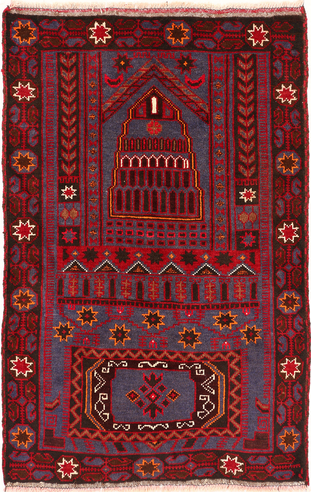 Multi Colored Prayer 2' 10 x 4' 7 - No. 54686 - ALRUG Rug Store