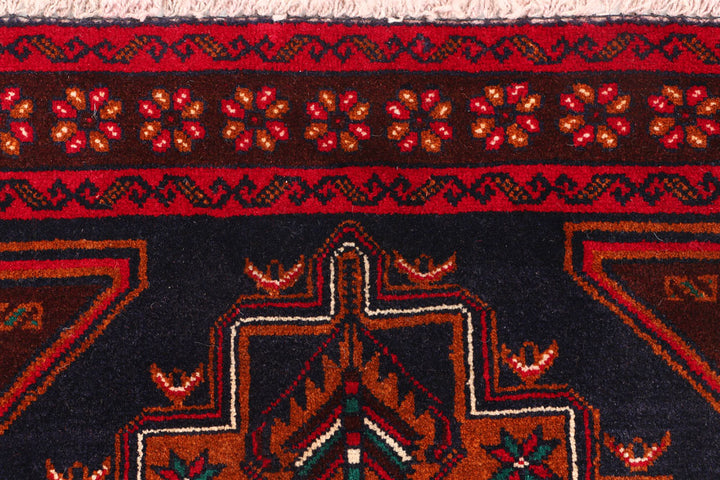 Multi Colored Baluchi 2' 8 x 4' 3 - No. 54689 - ALRUG Rug Store