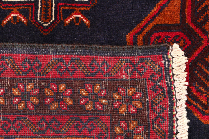 Multi Colored Baluchi 2' 8 x 4' 3 - No. 54689 - ALRUG Rug Store