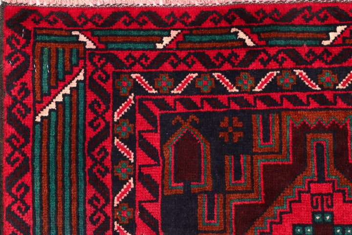 Black Baluchi 2' 9 x 4' 8 - No. 54690 - ALRUG Rug Store