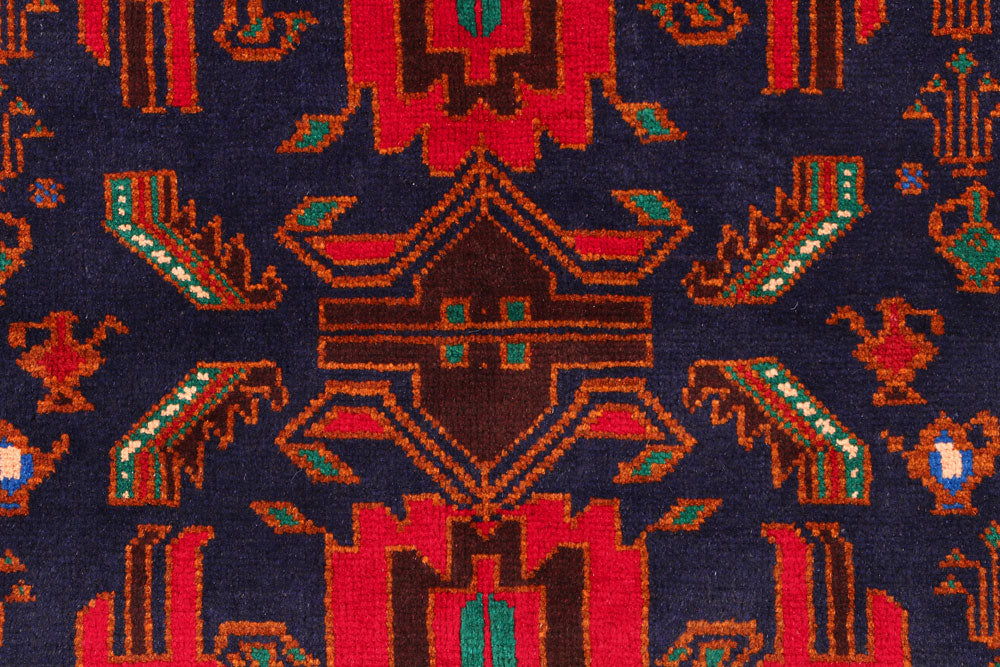 Multi Colored Baluchi 3' 1 x 4' 6 - No. 54693 - ALRUG Rug Store