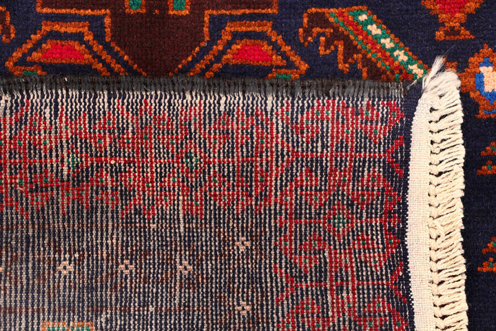 Multi Colored Baluchi 3' 1 x 4' 6 - No. 54693 - ALRUG Rug Store