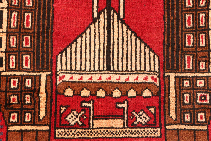 Firebrick Prayer 3' x 4' 2 - No. 54695 - ALRUG Rug Store