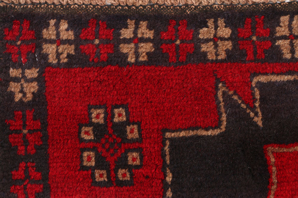 Firebrick Baluchi 2' 4 x 6' 3 - No. 54697 - ALRUG Rug Store