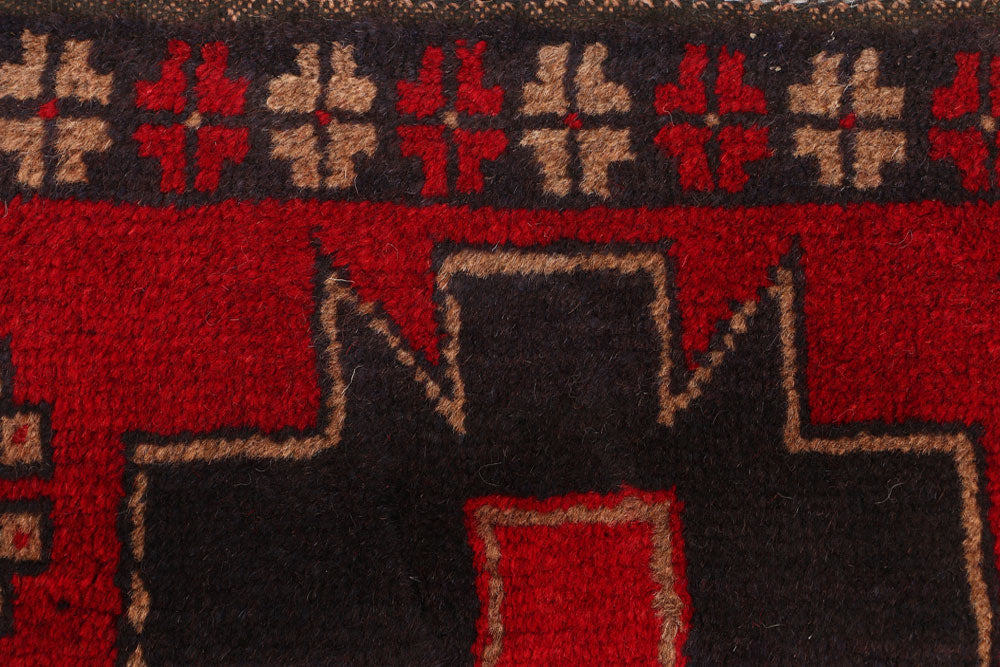 Firebrick Baluchi 2' 4 x 6' 3 - No. 54697 - ALRUG Rug Store