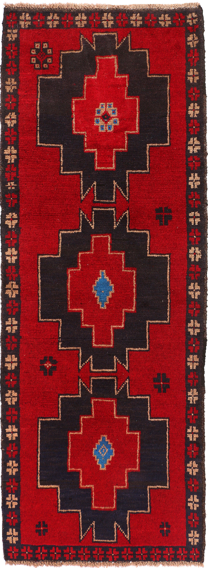 Firebrick Baluchi 2' 4 x 6' 3 - No. 54697 - ALRUG Rug Store