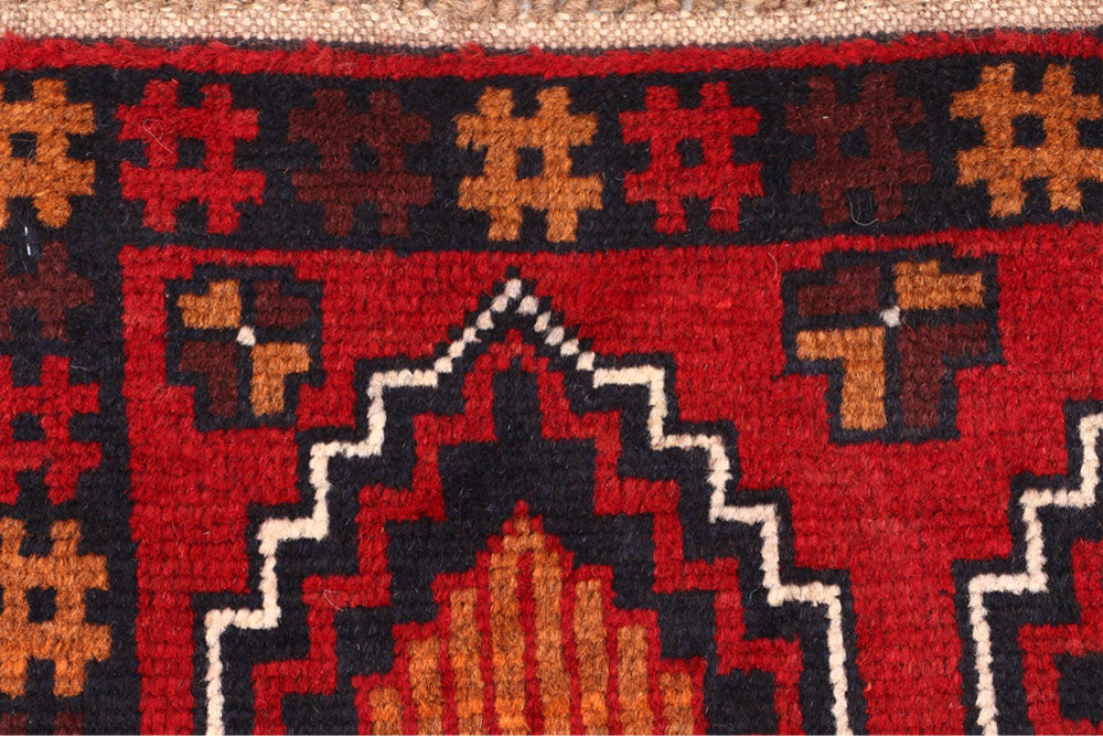 Firebrick Baluchi 2' 4 x 6' 9 - No. 54701 - ALRUG Rug Store