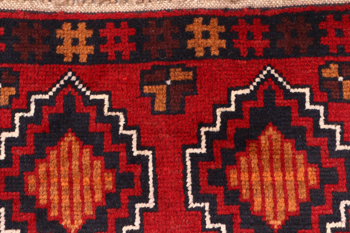 Firebrick Baluchi 2' 4 x 6' 9 - No. 54701 - ALRUG Rug Store