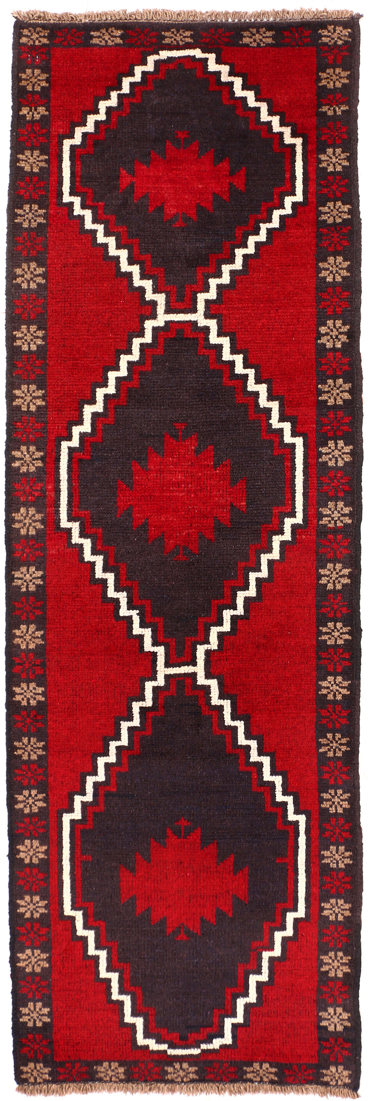 Firebrick Baluchi 2' 2 x 6' 7 - No. 54706 - ALRUG Rug Store