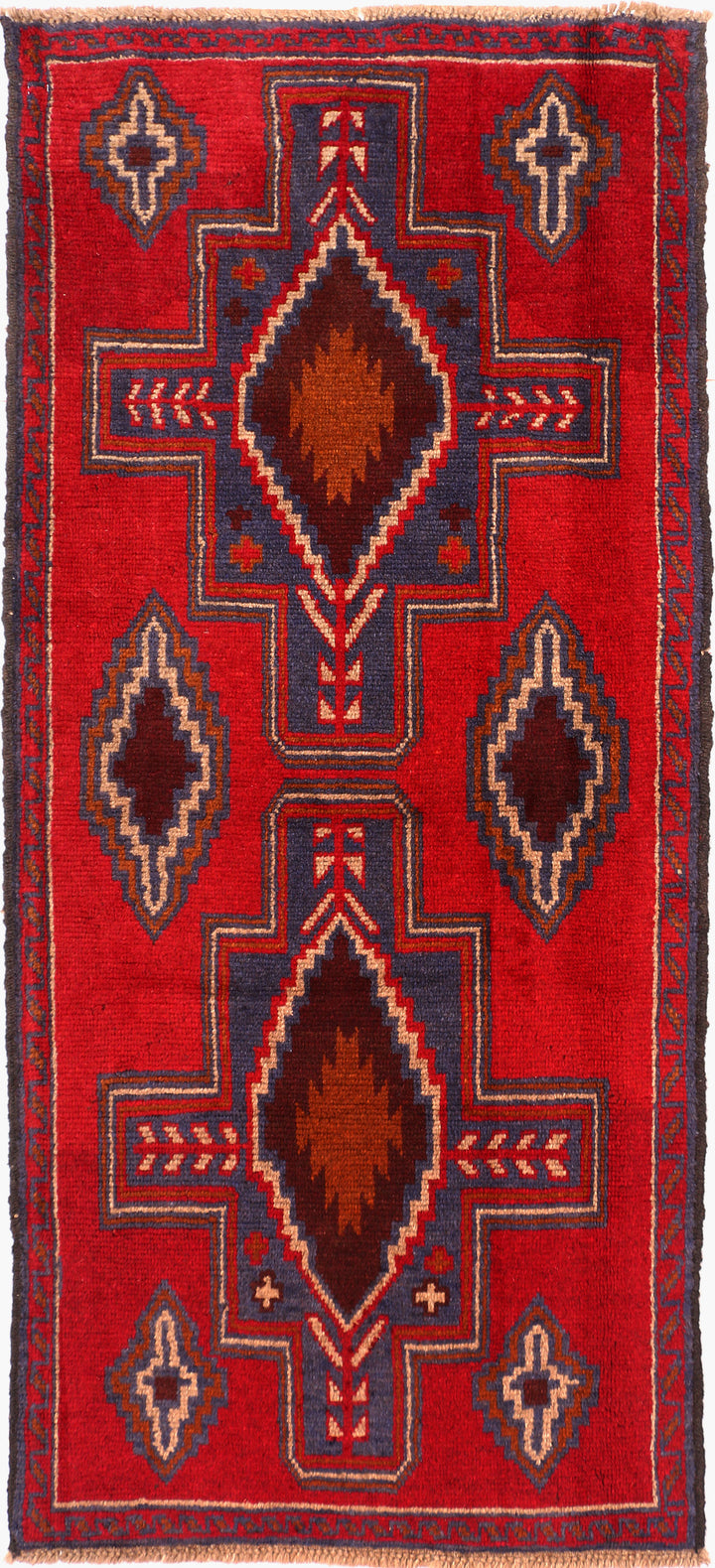 Firebrick Baluchi 2' 9 x 6' 2 - No. 54714 - ALRUG Rug Store