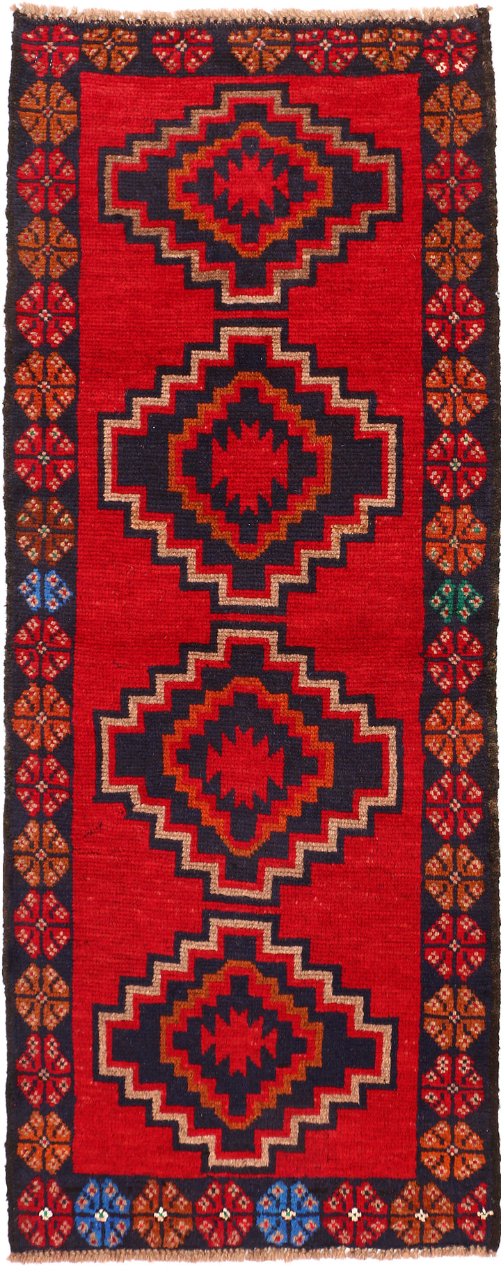 Firebrick Baluchi 2' 4 x 5' 11 - No. 54720 - ALRUG Rug Store
