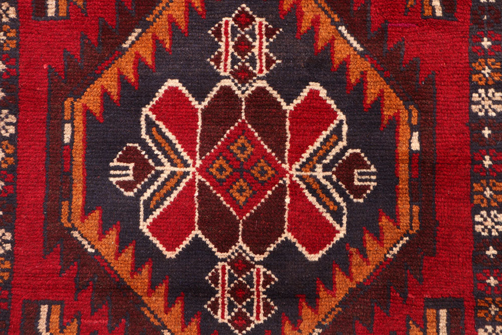 Dark Red Baluchi 2' 5 x 6' 8 - No. 54730 - ALRUG Rug Store