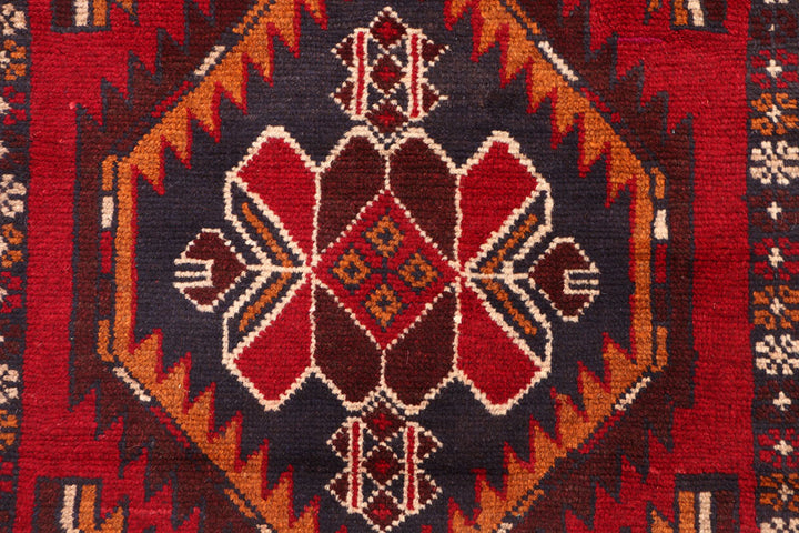 Dark Red Baluchi 2' 5 x 6' 8 - No. 54730 - ALRUG Rug Store