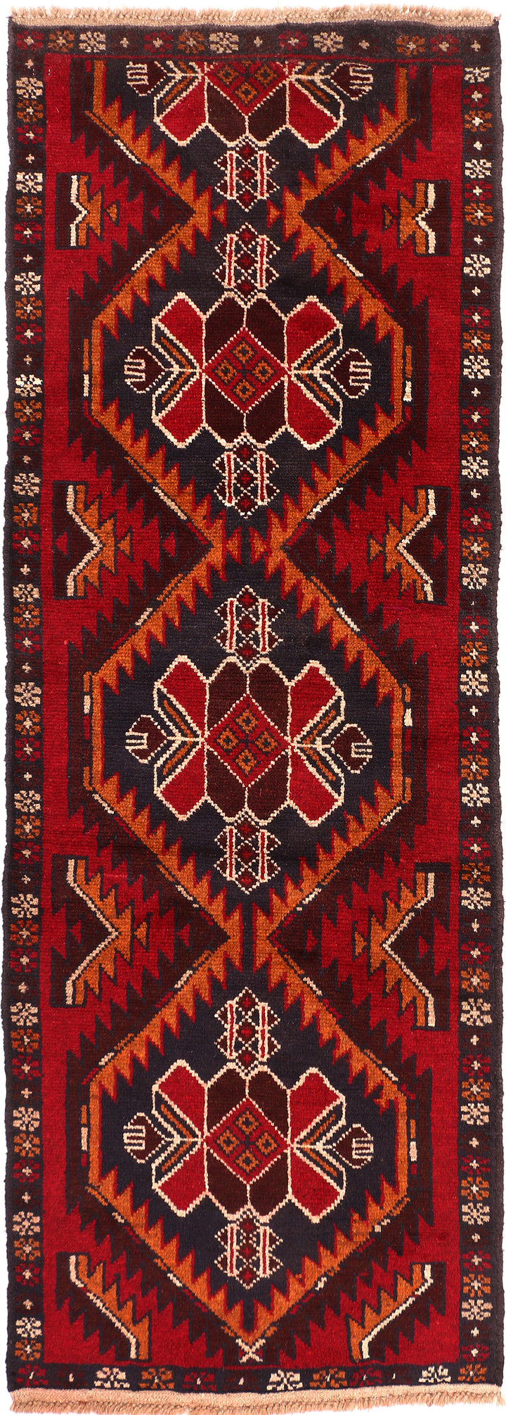 Dark Red Baluchi 2' 5 x 6' 8 - No. 54730 - ALRUG Rug Store