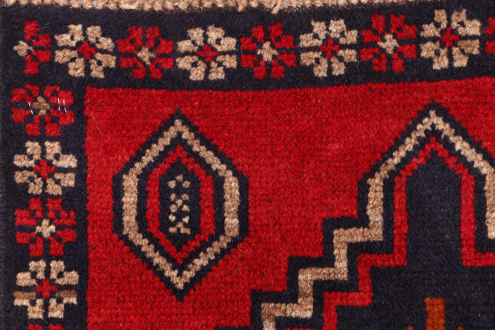 Firebrick Baluchi 2' 2 x 6' 3 - No. 54736 - ALRUG Rug Store