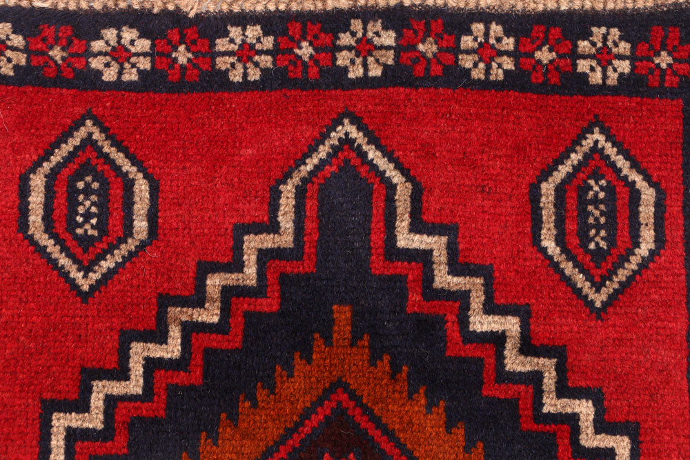 Firebrick Baluchi 2' 2 x 6' 3 - No. 54736 - ALRUG Rug Store