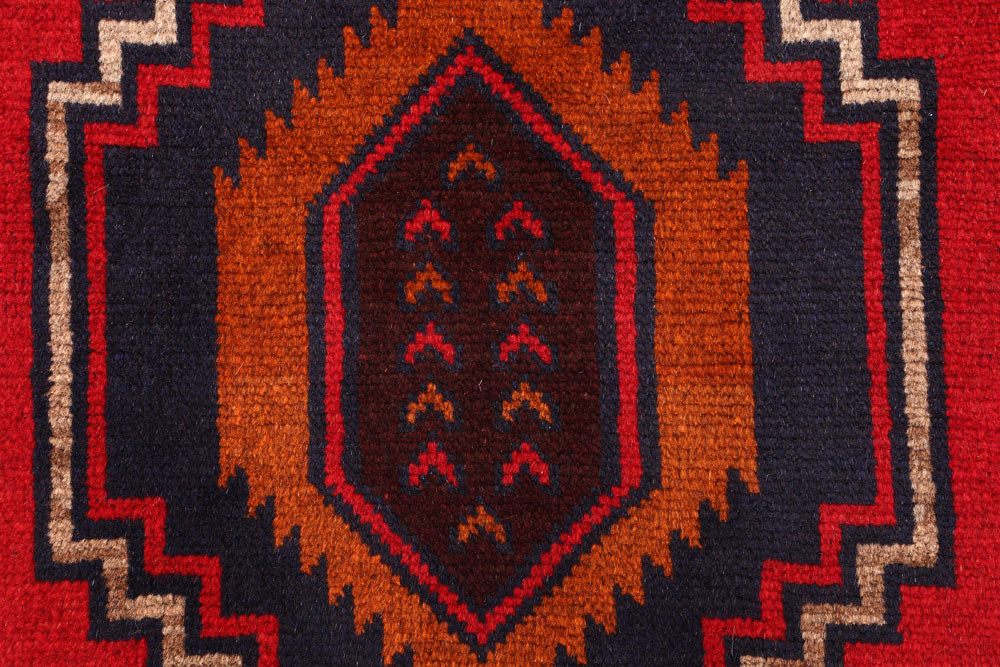 Firebrick Baluchi 2' 2 x 6' 3 - No. 54736 - ALRUG Rug Store