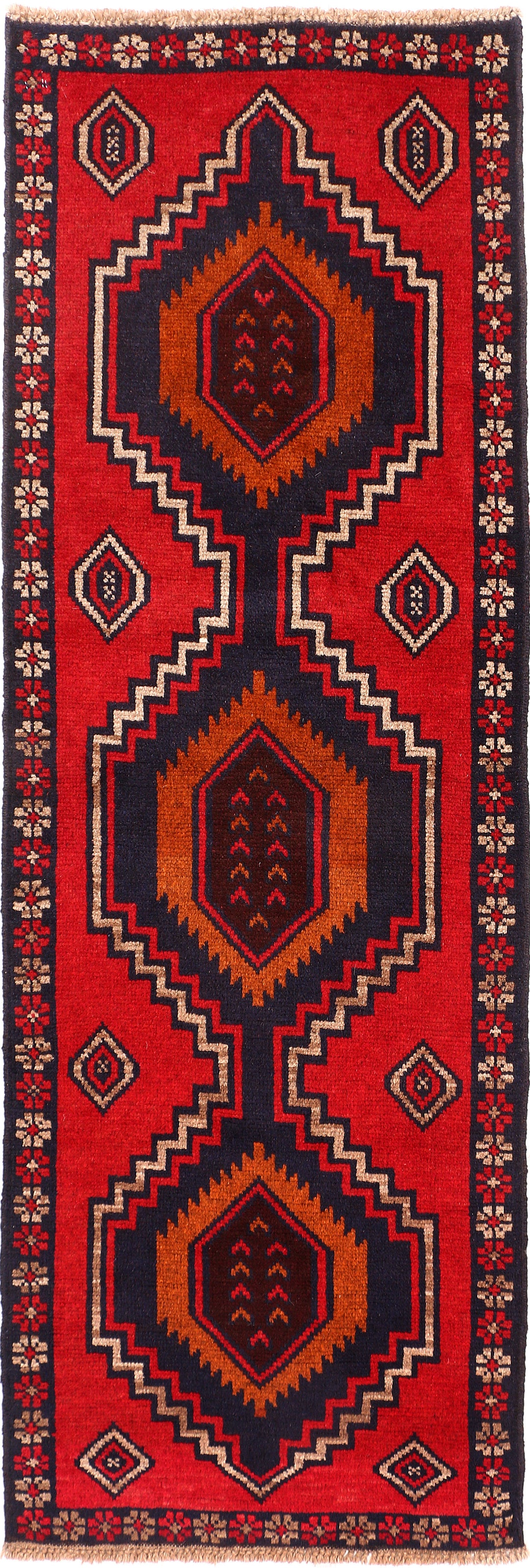 Firebrick Baluchi 2' 2 x 6' 3 - No. 54736 - ALRUG Rug Store
