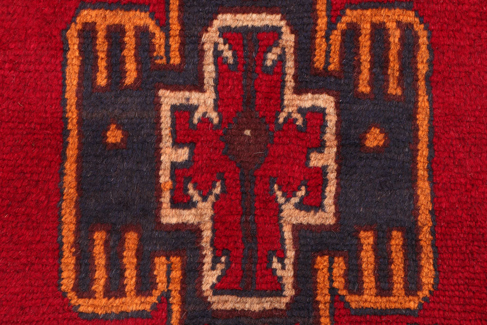 Firebrick Baluchi 2' 2 x 6' 4 - No. 54737 - ALRUG Rug Store