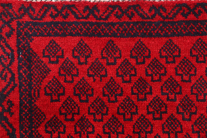 Firebrick Baluchi 2' 6 x 6' 6 - No. 54742 - ALRUG Rug Store