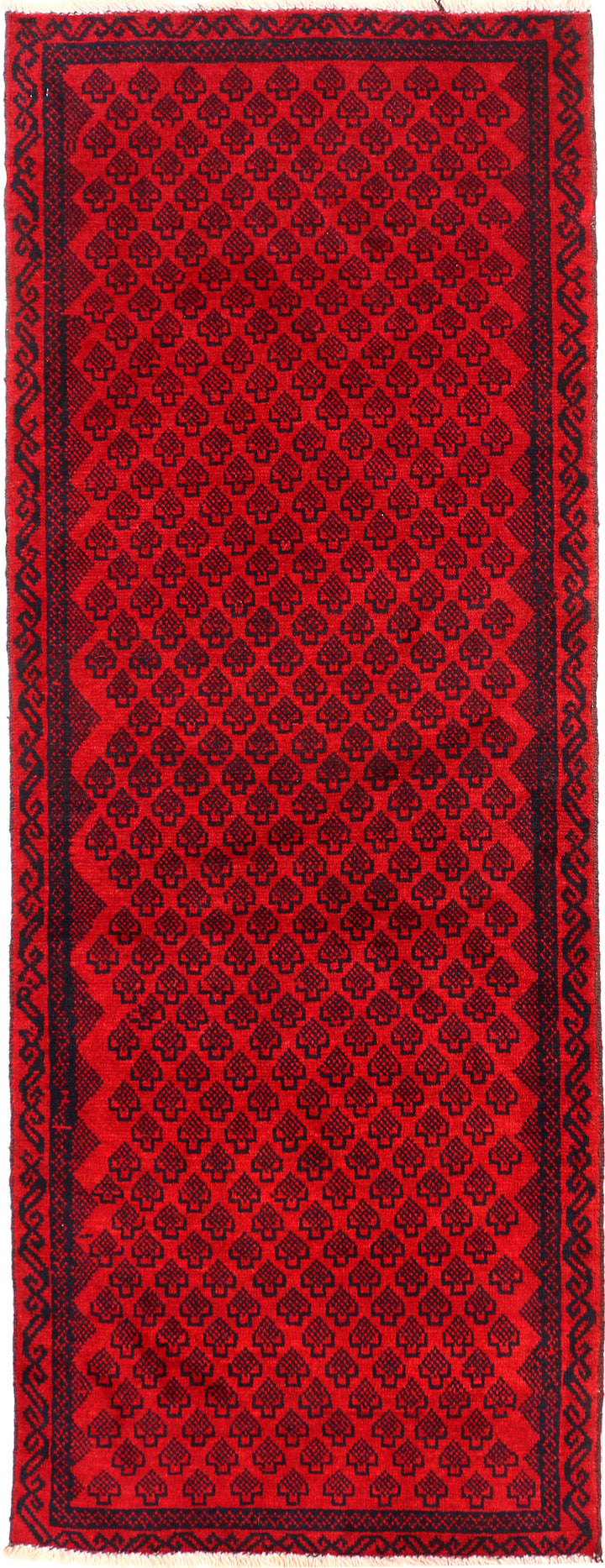 Firebrick Baluchi 2' 6 x 6' 6 - No. 54742 - ALRUG Rug Store