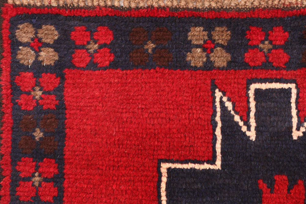 Firebrick Baluchi 2' 4 x 6' 7 - No. 54743 - ALRUG Rug Store