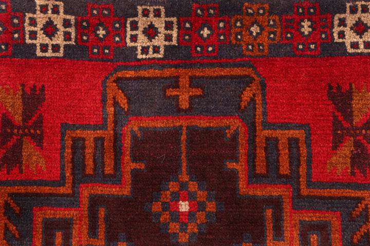 Firebrick Baluchi 2' 5 x 6' 8 - No. 54744 - ALRUG Rug Store