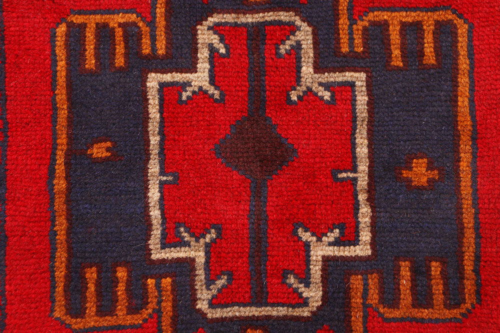 Firebrick Baluchi 2' 2 x 7' 7 - No. 54750 - ALRUG Rug Store