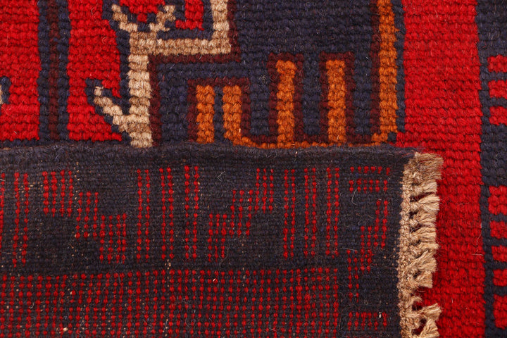 Firebrick Baluchi 2' 2 x 7' 7 - No. 54750 - ALRUG Rug Store