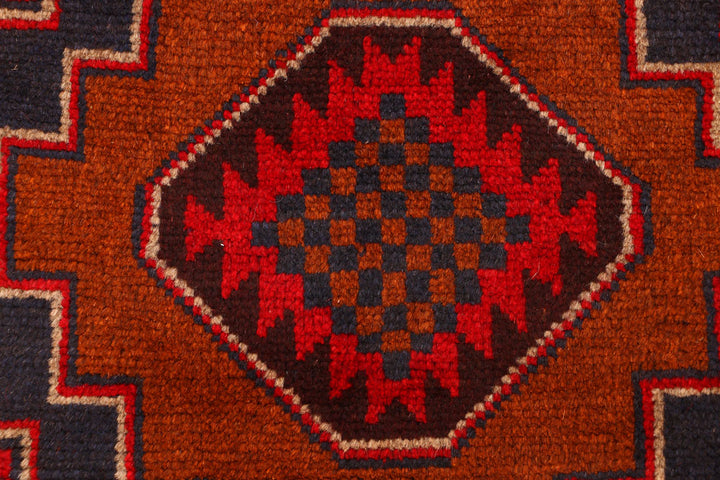 Firebrick Baluchi 2' 6 x 6' 6 - No. 54751 - ALRUG Rug Store