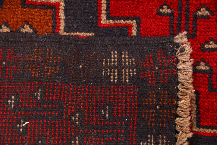 Firebrick Baluchi 2' 6 x 6' 6 - No. 54751 - ALRUG Rug Store