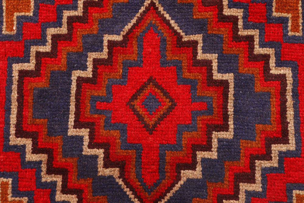 Firebrick Baluchi 2' 1 x 6' 3 - No. 54753 - ALRUG Rug Store