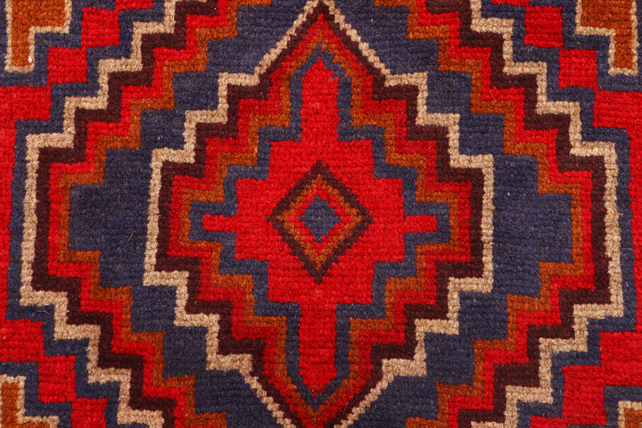 Firebrick Baluchi 2' 1 x 6' 3 - No. 54753 - ALRUG Rug Store