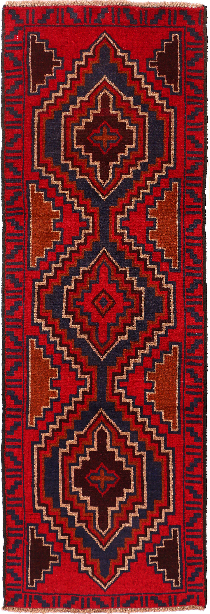 Firebrick Baluchi 2' 1 x 6' 3 - No. 54753 - ALRUG Rug Store