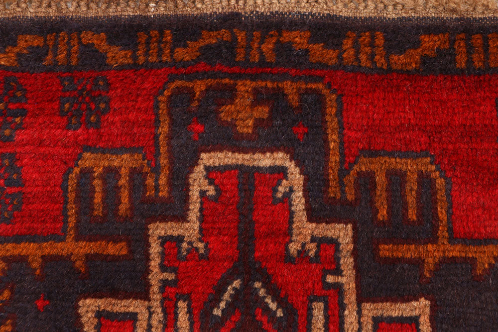 Firebrick Baluchi 2' 4 x 6' 7 - No. 54761 - ALRUG Rug Store