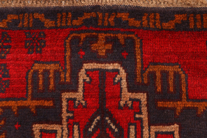 Firebrick Baluchi 2' 4 x 6' 7 - No. 54761 - ALRUG Rug Store