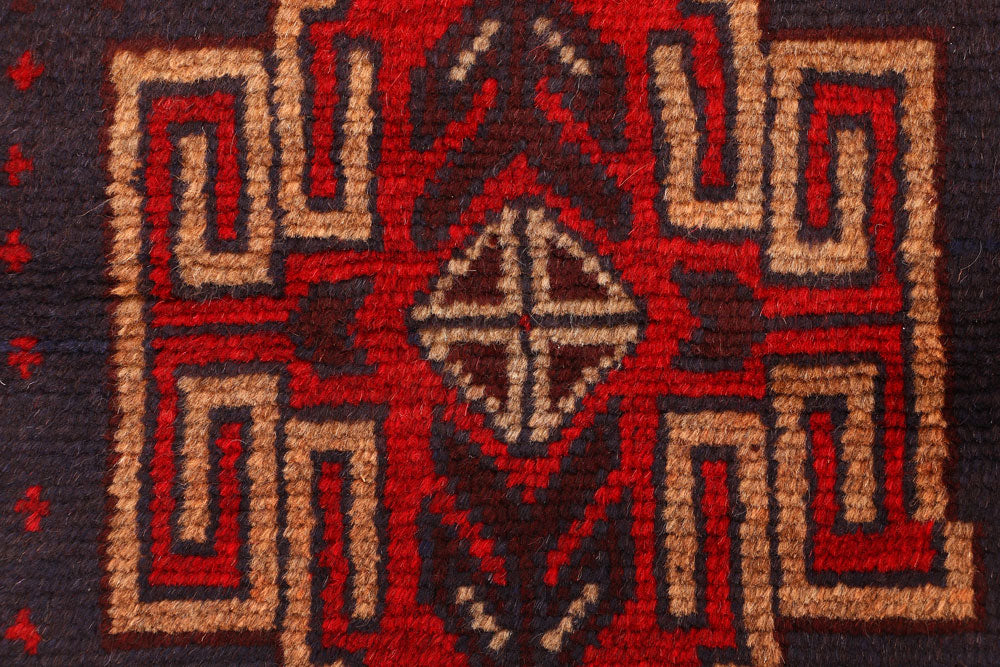 Firebrick Baluchi 2' 4 x 6' 7 - No. 54761 - ALRUG Rug Store