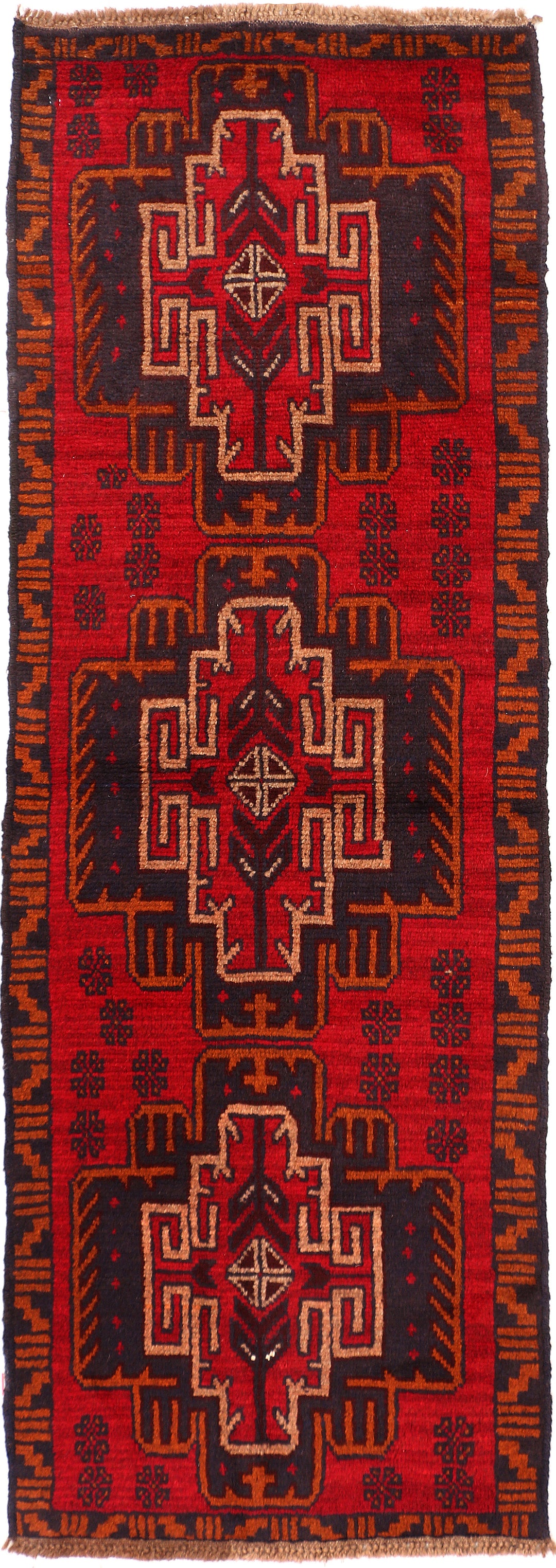 Firebrick Baluchi 2' 4 x 6' 7 - No. 54761 - ALRUG Rug Store