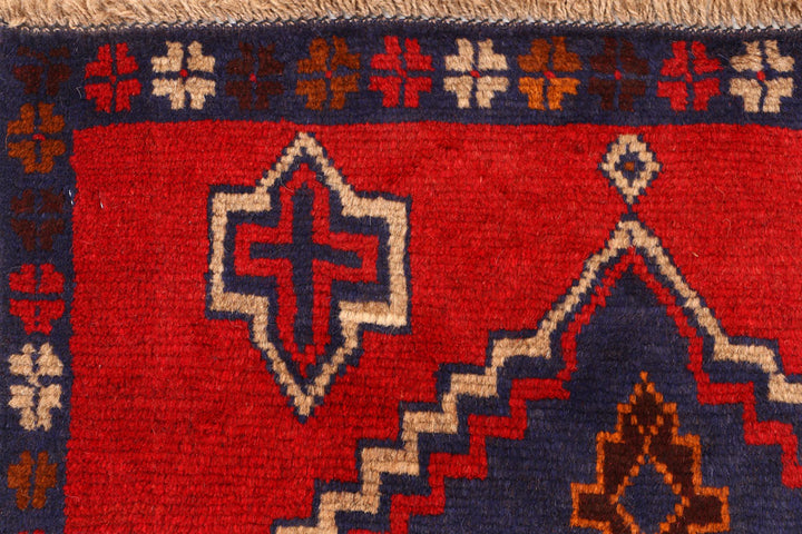 Red Baluchi 2' 7 x 5' 11 - No. 54763 - ALRUG Rug Store
